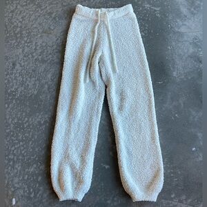 Skims Teddy Fleece Sweats White Cream Size XXS/XS